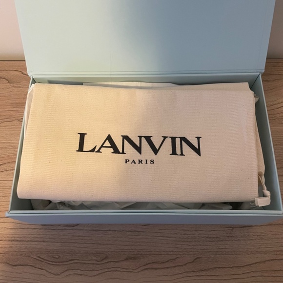 Lanvin leather ballerina flats 39 - dark beige - WORN ONCE 8 8.5 nude - Picture 6 of 12